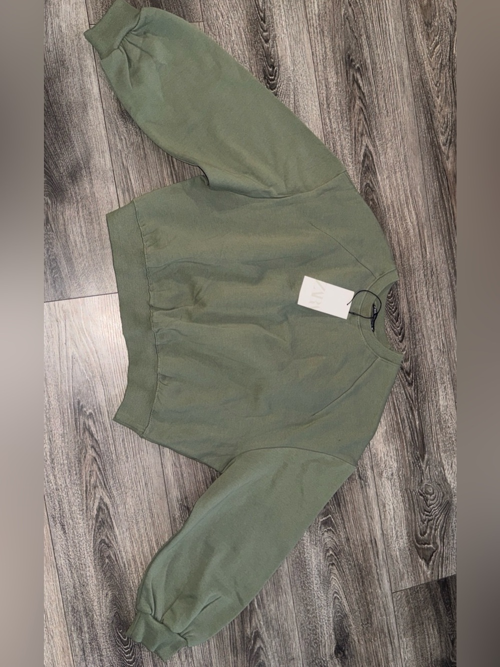 Womens Olive Green Sweatshirt